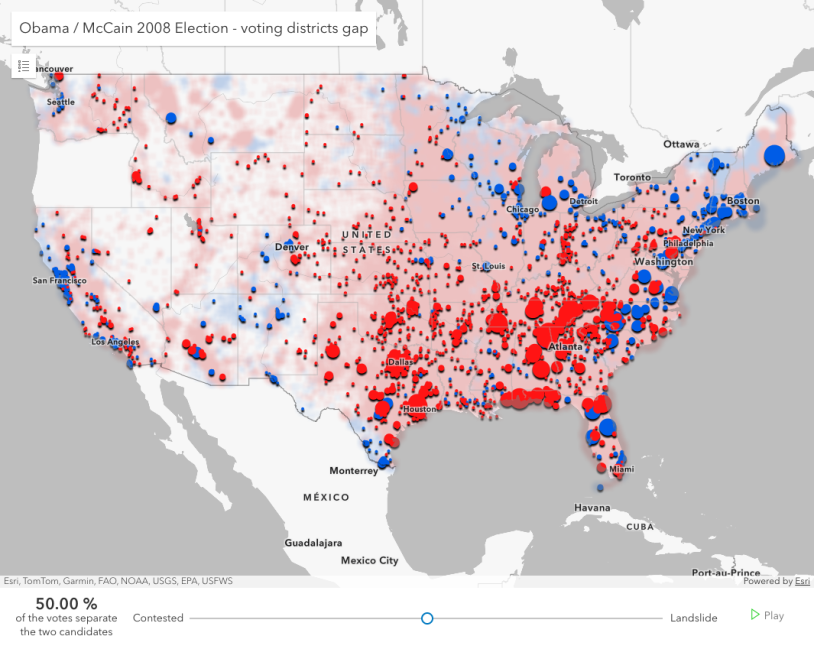 Animate layer view effect
