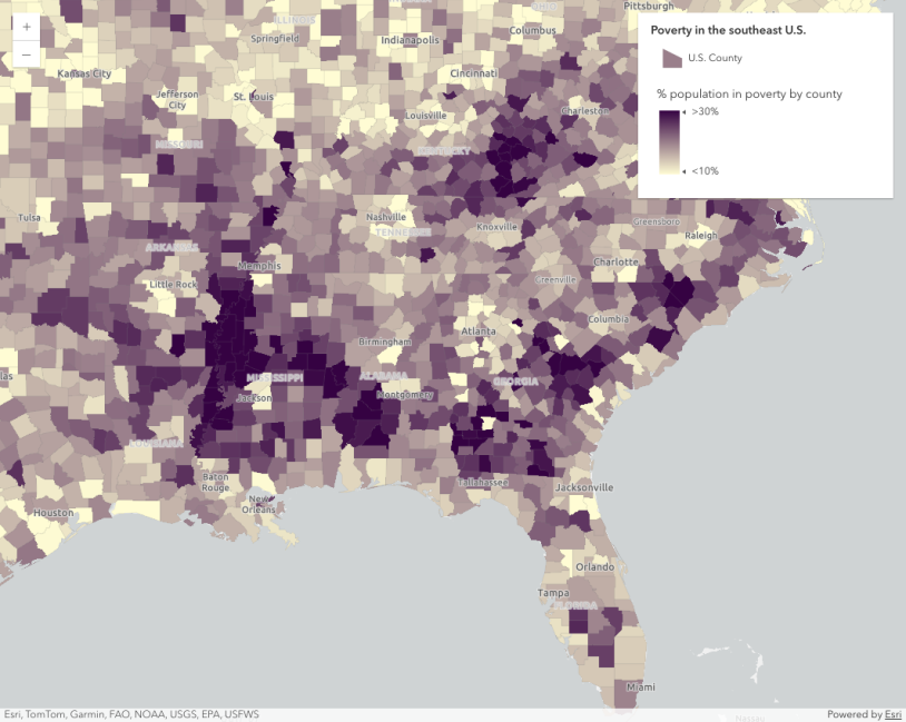 Continuous Choropleth Map